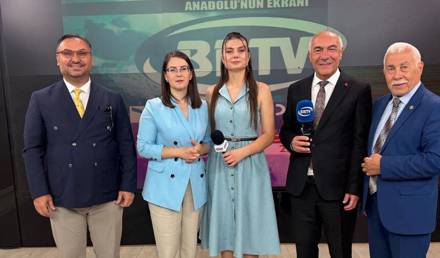 ZONSİAD Başkanı Tıskaoğlu Gagavuzya Devlet Televizyonu'nda Türkiye'nin yatırım vizyonunu anlattı