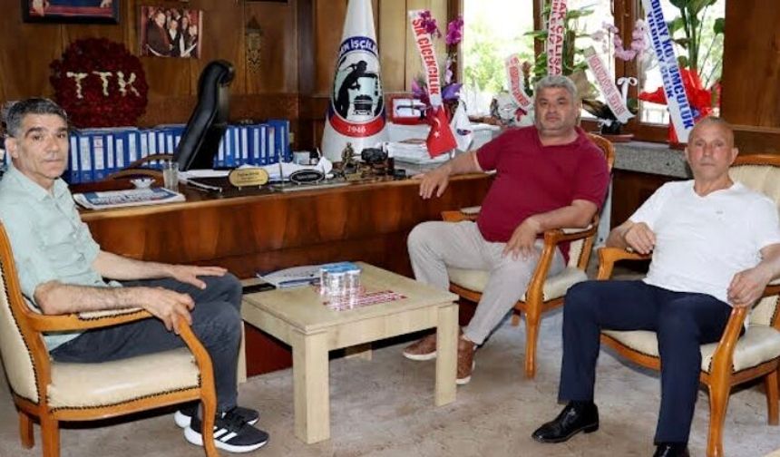 Muhtarlardan Tayfun Demir'e ziyaret