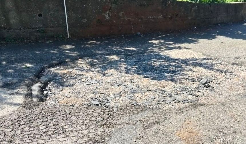 Tepebaşı'nda yol çilesi