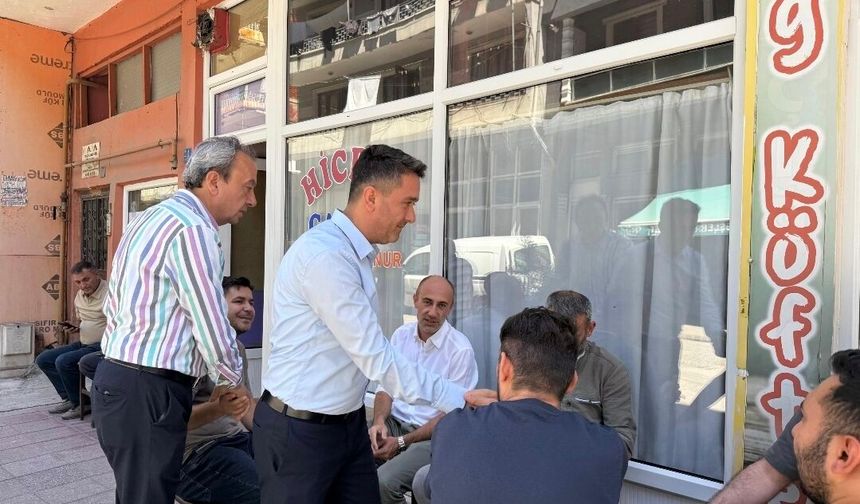 Köroğlu'ndan Aziziye esnafına ziyaret