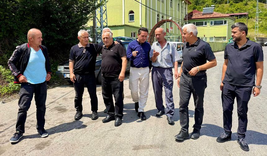 AK Parti Merkez İlçe Başkanı Köroğlu, Sapça Köyü'nde vatandaşlarla buluştu
