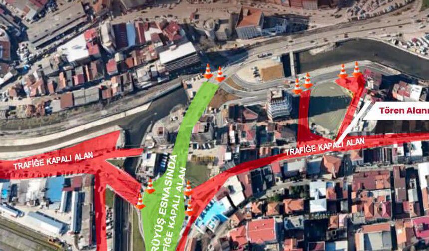 15 Temmuz etkinlikleri nedeniyle Zonguldak'ta trafiğe geçici düzenleme