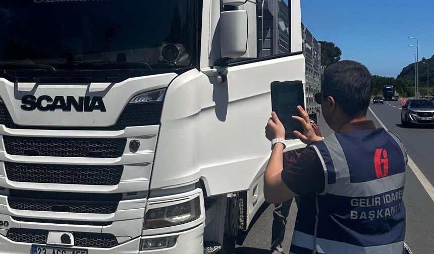 Zonguldak'ta ticari taşıtlara yönelik denetimlerde 87 araca ceza kesildi