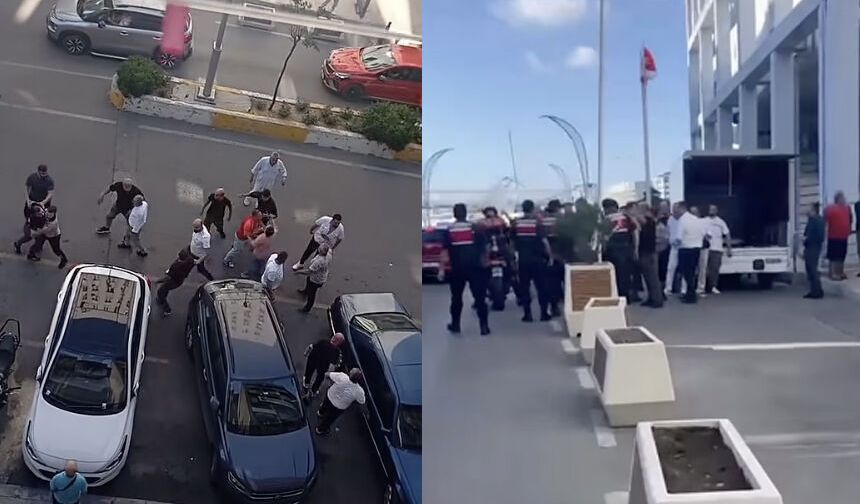 Ulutan Barajı’nda başlayan kavga Belediye önünde devam etti