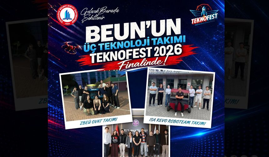 BEUN’un Üç Teknoloji Takımı TEKNOFEST 2026 Finalinde