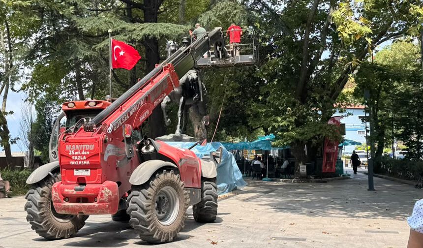 Zonguldak’ta İsmet İnönü Anıtı yenilendi