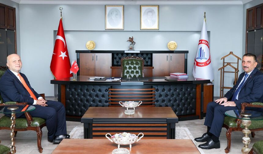 Vali Hacıbektaşoğlu, BEUN Rektörü Ulusoy'u ziyaret etti