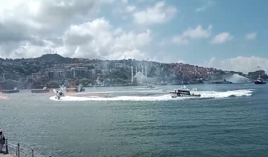 Zonguldak’ta Zafer Bayramı coşkusu denize taştı