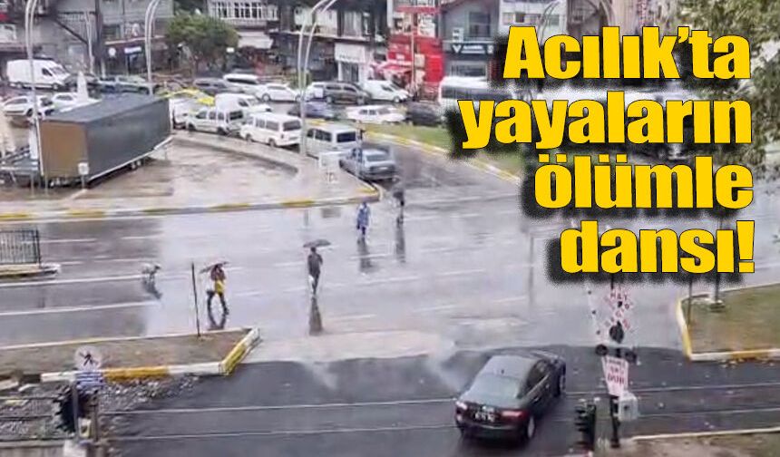 Acılık’ta ölümle dans! Yetkililer seyrediyor