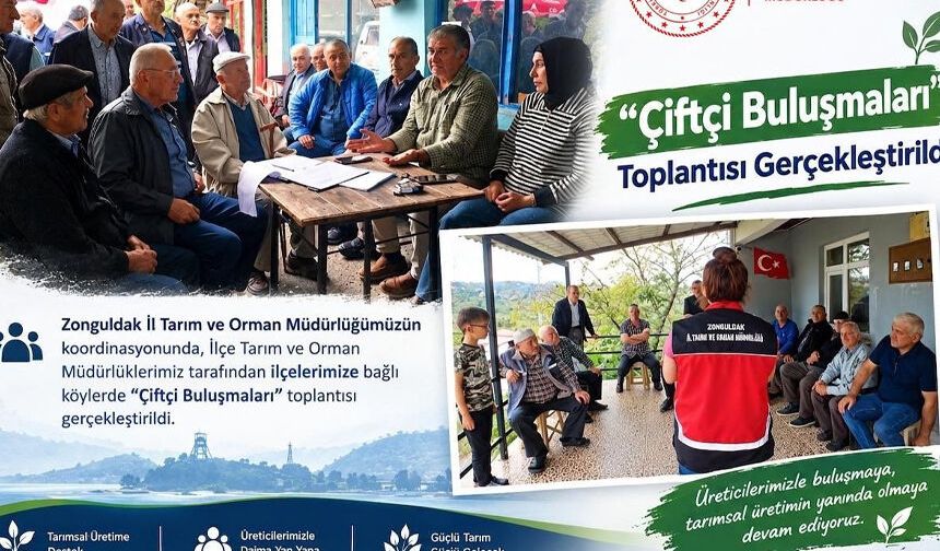 Zonguldak’ta çiftçilere destek ve ÇKS bilgilendirmesi