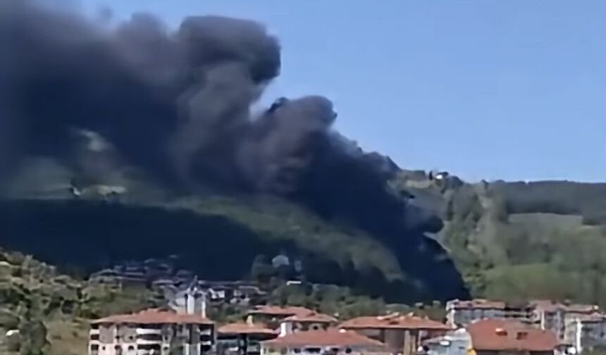 Devrek’te gökyüzü siyaha büründü!
