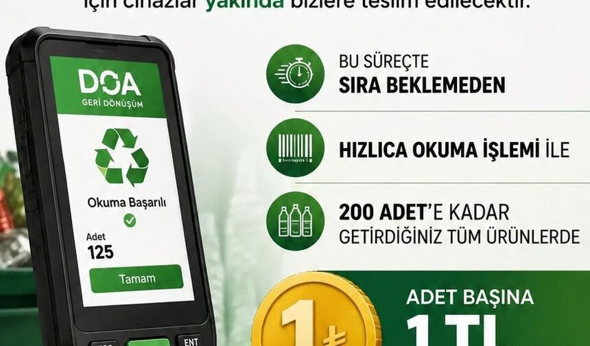 Sıfır Atık Uygulamasında iade noktaları yaygınlaşıyor