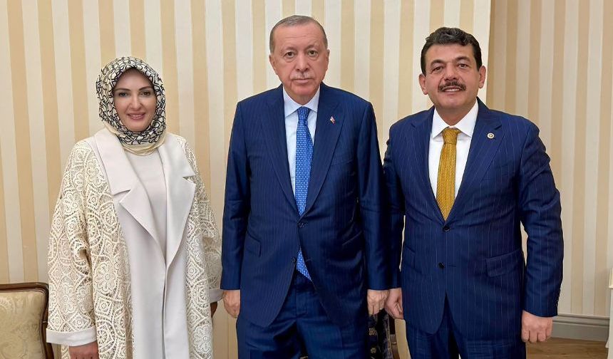 Erdoğan şahitliğinde Muammer Avcı, Pamuk Cansız ile evlendi
