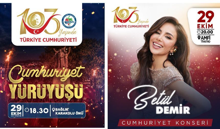 Kortej yürüyüşü ve Betül Demir konseri düzenlenecek