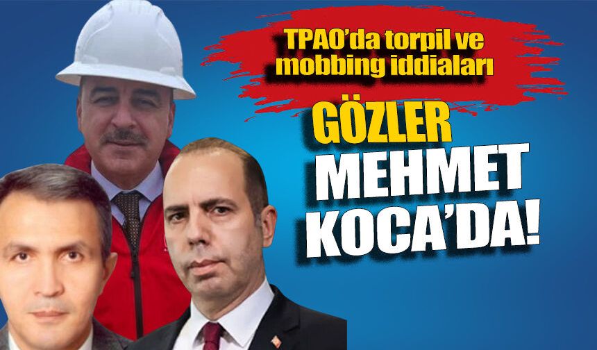 TPAO’da torpil ve mobbing iddiaları: Gözler Mehmet Koca’da!