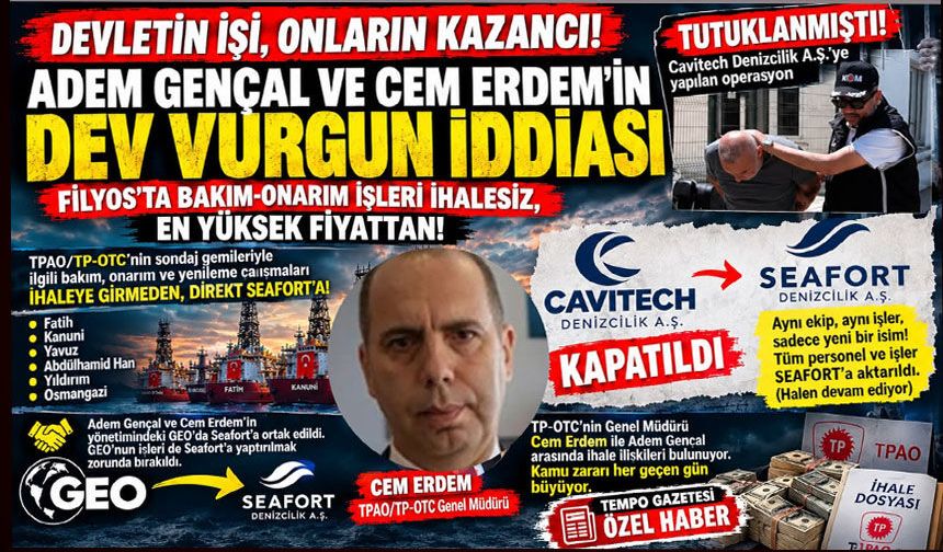 Filyos'ta Cavitech soruşturması sonrası milyonluk işler kime verildi?