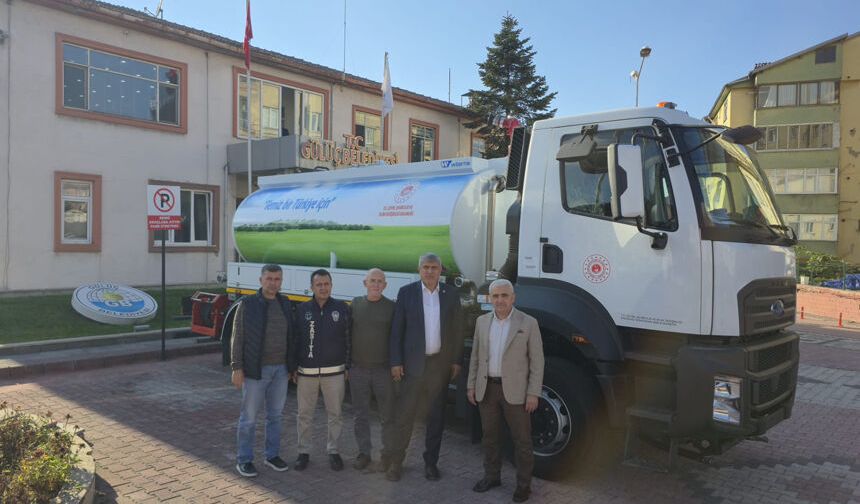 Gülüç Belediyesi’ne yeni arazöz hibesi