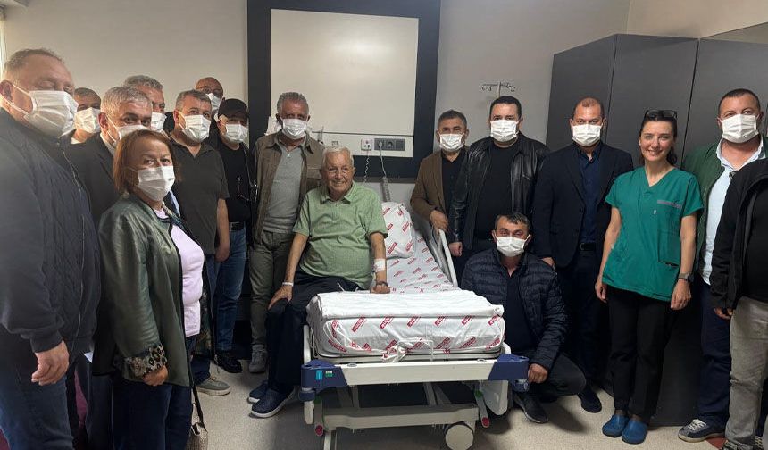 Belediye meclis üyelerinden Başkan Posbıyık’a geçmiş olsun ziyareti