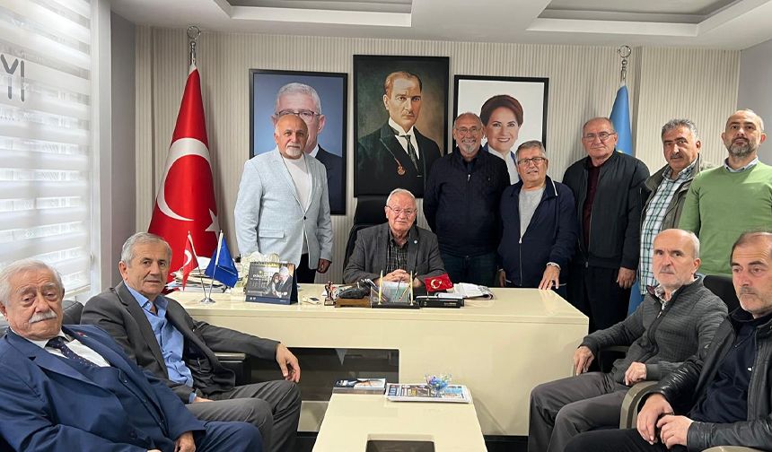 Göbü Köyü Muhtarı Burhan Oral’dan İYİ Parti’ye ziyaret