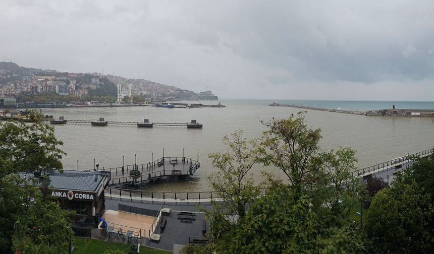 Limanda sağanak sonrası sarı manzara