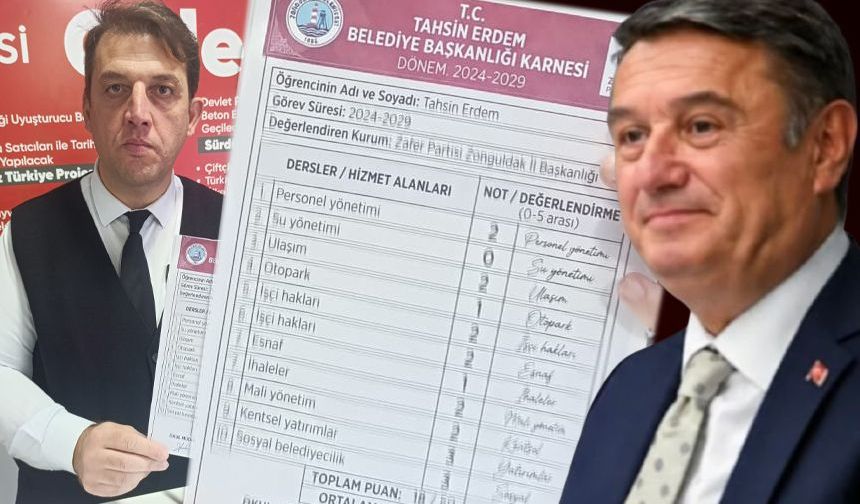 İşte Tahsin Erdem’in hizmet karnesi: 5 üzerinden 1,8!