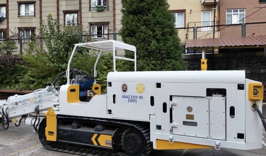 Yerli üretim elektro-hidrolik yükleyici Karadon’da