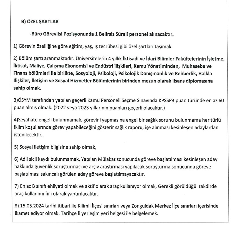 Özelşartlar