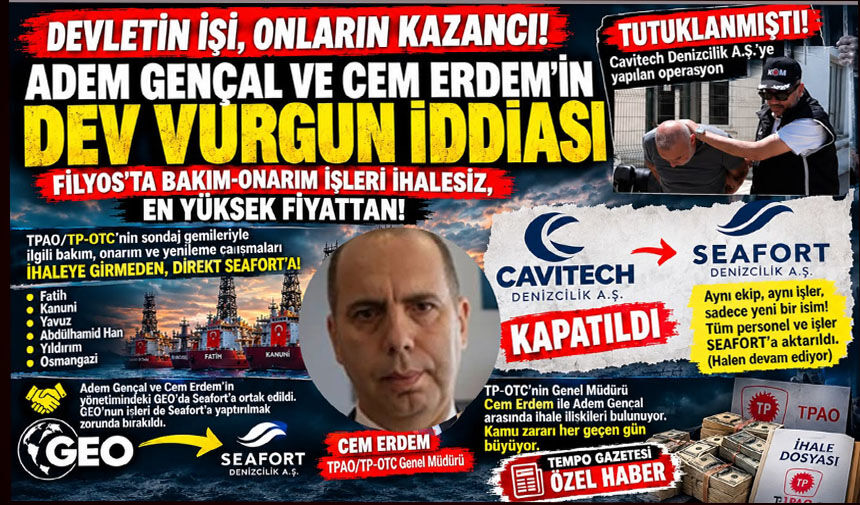 Filyos'ta Cavitech soruşturması sonrası milyonluk işler kime verildi?